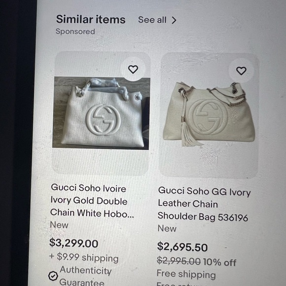 GUCCI Soho Medium Chain Shoulder Bag - Picture 6 of 17